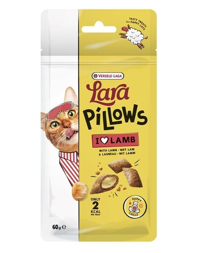 VERSELE-LAGA Lara Snack Pillows with Lamb Happy Chillz 60g maškrta podporujúca relaxáciu