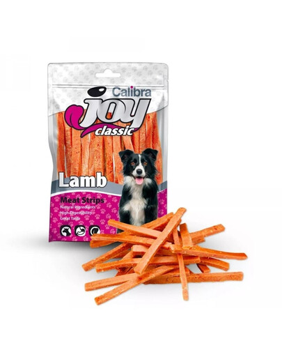 CALIBRA Joy Classic Lamb Strips 250 g pásiky z jahňaciny pre psov