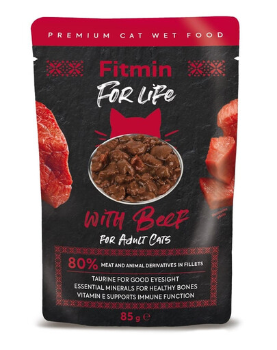 For Life For Adult Cats Beef 85g