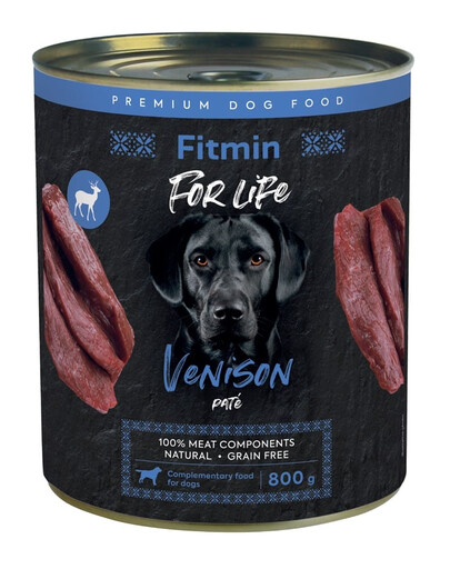 FITMIN For Life Venison Pâté 800 g Paštéta zo zveriny pre psov
