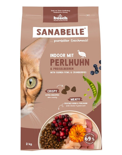 SANABELLE Indoor Perlička 2 kg pre mačky nevychádzajúce
