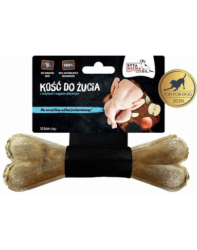 SYTA MICHA Kosť na žuvanie pre psa na jemný tráviaci systém 13,5 cm