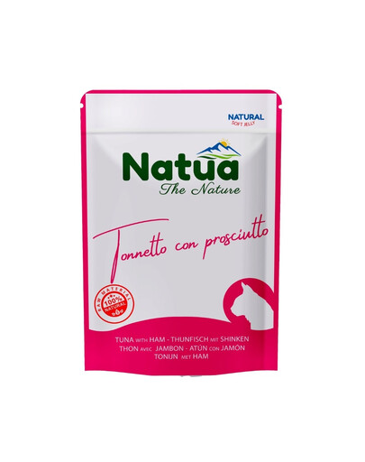 NATUA Natural 70g Tuniak so šunkou v želé pre mačky