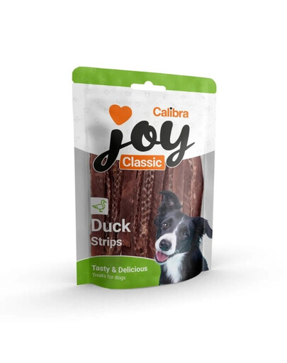 CALIBRA Dog Joy Classic Duck Strips 80 g pásky z kačice