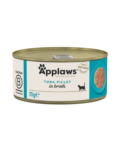 APPLAWS Cat Adult in Broth puszka w bulionie 70 g dla dorosłych kotów
