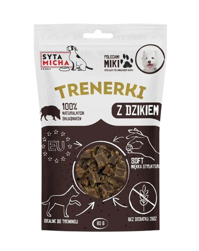 SYTA MICHA Trénerky s diviakom 15 g