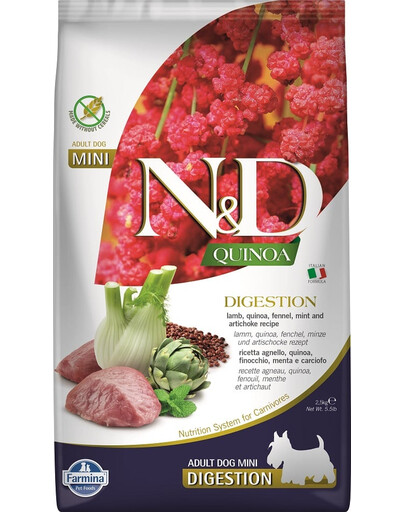 FARMINA N&D Quinoa Dog Adult Mini Digestion Lamb and fennel 100 g