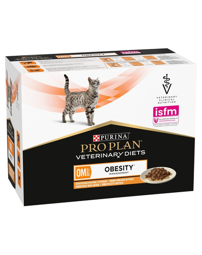 PURINA PRO PLAN Veterinary Diets Feline OM St/Ox Obesity Management 10x85 g