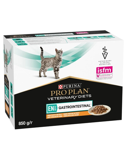 PURINA PRO PLAN Veterinary Diets Feline EN St/Ox Gastrointestinal Chicken 10x85 g