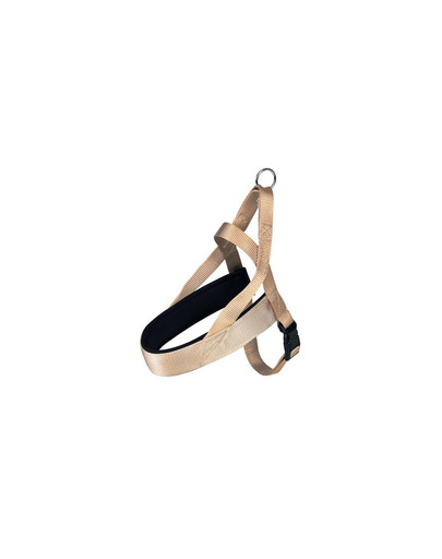 TRIXIE Uprząż premium comfort 60 - 76 cm / 40 mm beżowy