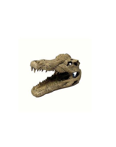 TRIXIE Dekorácia do akvária lebka krokodíla veľká 14 cm