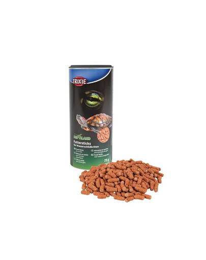 TRIXIE Granulované plávajúce krmivo pre vodné korytnačky 75 g / 250 ml