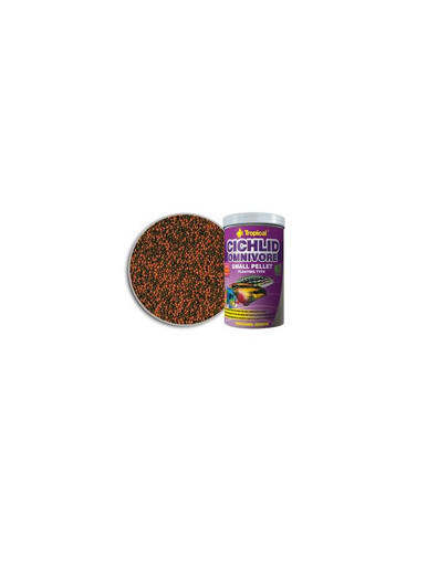 TROPICAL Cichlid omnivor small Pellet 250 ml (90 g)