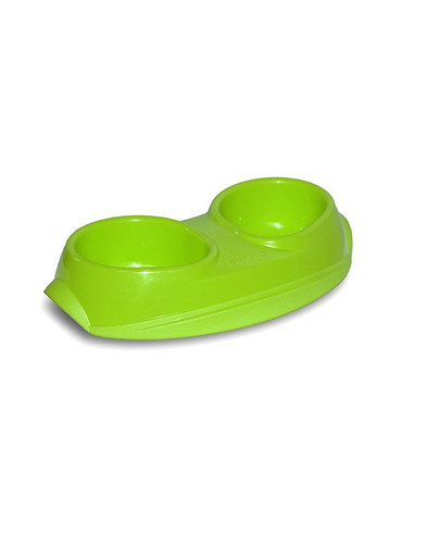 PET INN Miska space bowl classic line 2x200 ml zelená