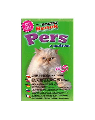 Benek Super Pers s púdrom a vôňou dreva 5L
