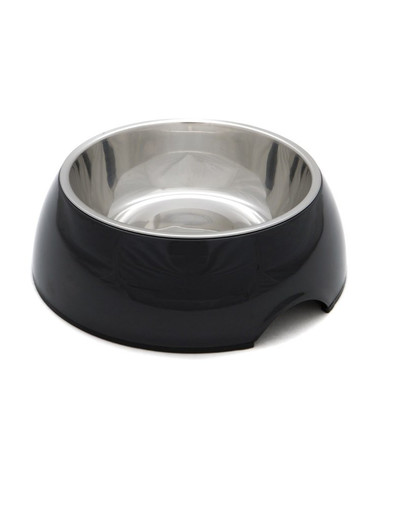 PET INN Miska melamín DB01 S 14 x 4.5 cm čierna