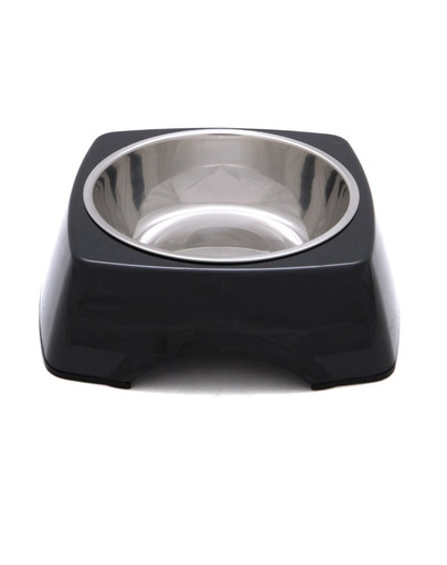 PET INN Miska melamín DB02 S 14 x 4.5 cm čierna