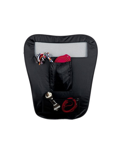 TRIXIE Ochrana predných sedadiel s vreckami do auta nylonová 60 x 44 x 69 cm čierna