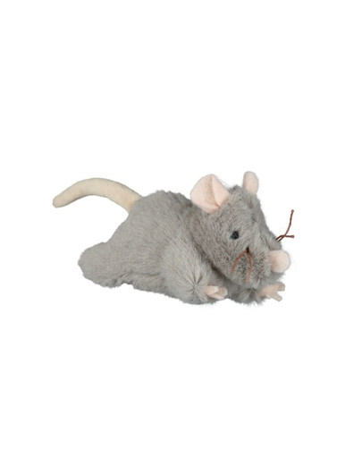 TRIXIE Myš plyšová so zvukom 15 cm