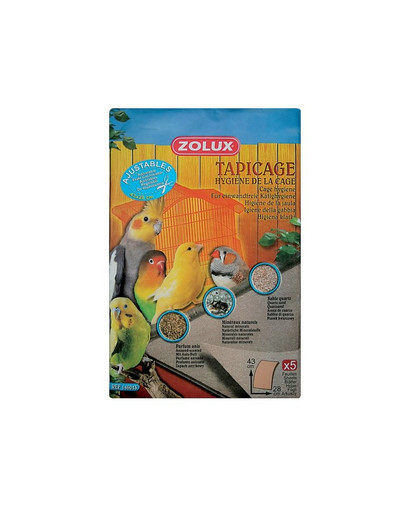 ZOLUX Vypchávka pieskovaná do klietky veľká 43 x 28 cm