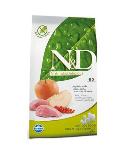 Farmina N & D Grain Free Boar & Apple Adult Dog 2,5 kg
