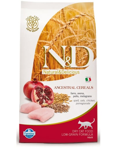 FARMINA N&D low grain chicken & pomegrante adult cat 0.3 kg