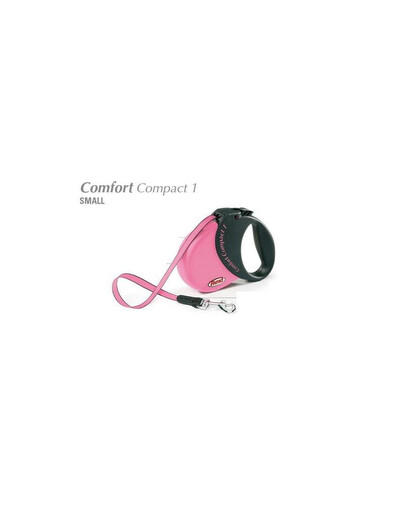 FLEXI Smycz automatyczna FLEXI COMFORT COMPACT 1 5 m różowa