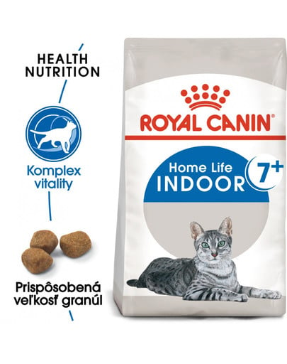 ROYAL CANIN Indoor 7+ 1,5kg granule pre starnúce mačky žijúce vo vnútri