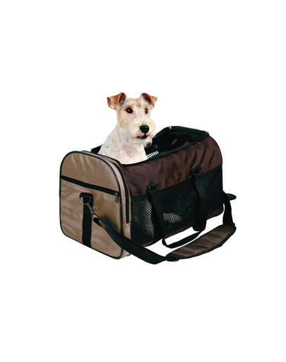 TRIXIE Taška na prepravu psa 47 x 30 x 28 cm hnedo-béžová