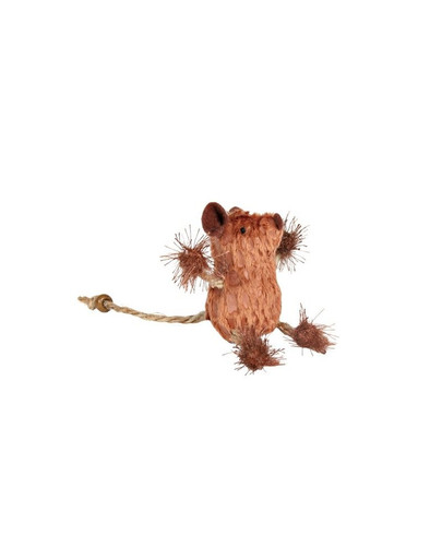 TRIXIE Zabawka dla kota - mysz brązowo-beżowa  8 cm