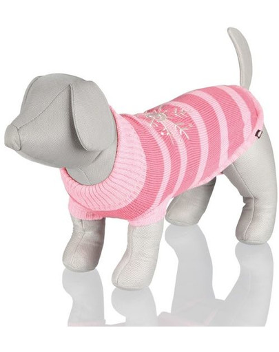 TRIXIE Sweterek dla psa richmond. x s: 25 cm. różowy
