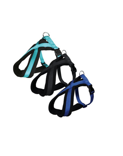 TRIXIE Premium Postroj pre psov regulovateľný M- L 50–80 cm/25 mm bordó