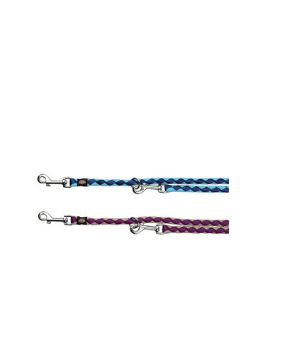 TRIXIE Vodítko regulovateľné 2.00 m/18 mm  modro/granátové