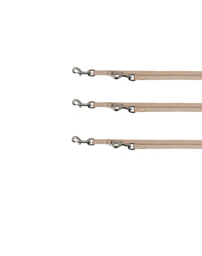 TRIXIE Premium Vodítko predlžovacie XS 2 m / 10 mm béžové