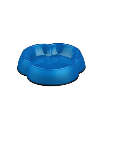 Trixie Plastová miska čtyřlístek s gumou, 0,25 l/14 cm