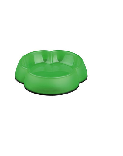 Trixie Plastová miska čtyřlístek s gumou, 0,25 l/14 cm