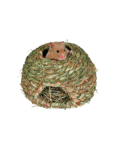 TRIXIE Pelech / Hniezdo z trávy pre hlodavce Ø16 cm
