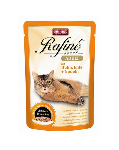 ANIMONDA Saszetka rafine soupe kura, kaczka,  kluski 100 g
