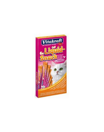 VITAKRAFT Cat liquid snack 6 szt. kurczak + tauryna