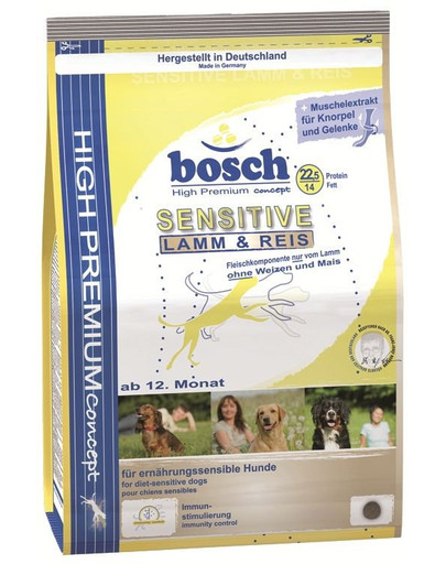 BOSCH Sensitive - l&r (jagnięcina i ryż) 3 kg