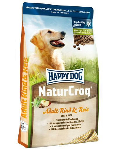 HAPPY DOG NaturCroq hovädzie & ryža 5 kg