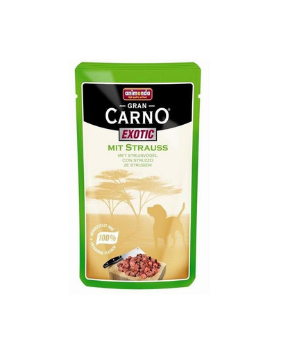 ANIMONDA Grancarno Exotic pštros 125 g
