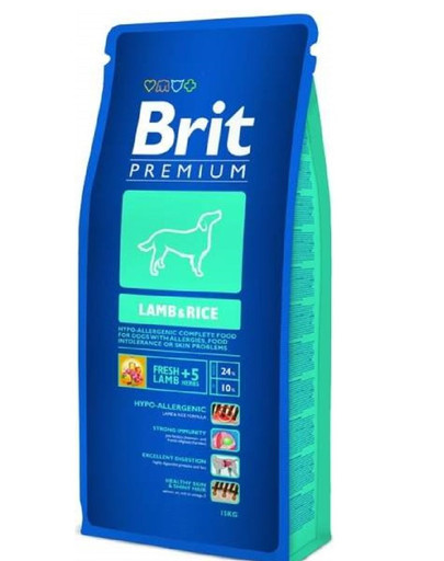 BRIT Premium Dog Lamb & Rice 15kg