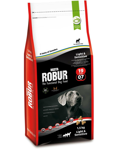 BOZITA Robur light & sensitive 19/07 1.5 kg