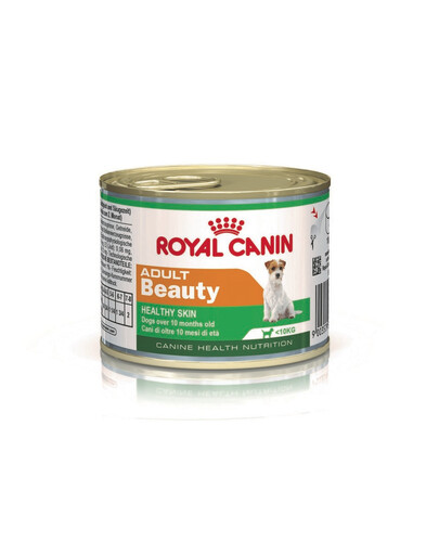 ROYAL CANIN Mini Adult Beauty konzerva pre psy pre zdravú kožu 195g