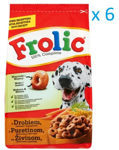 FROLIC Drób i warzywa i zboża 10+2 kg GRATIS