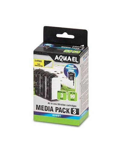AQUAEL 3ks Hubky do filtra Mini Standard Media