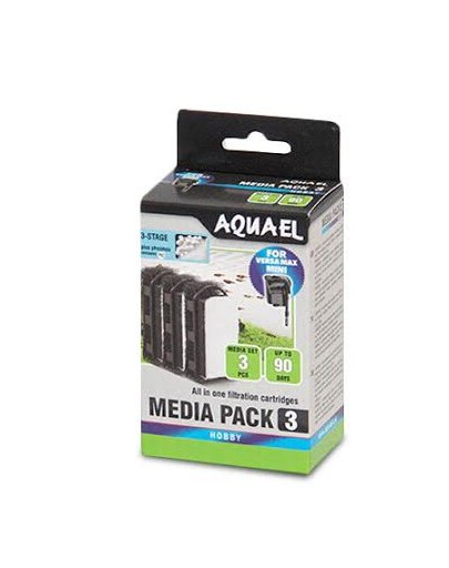 AQUAEL 3ks Hubky do filtra Mini Phosmax Media