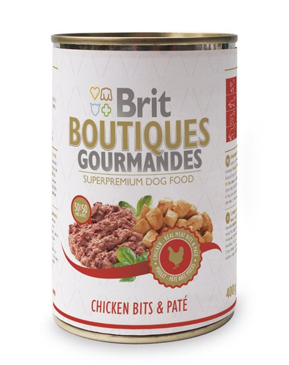 BRIT Boutiques Gourmandes 400g Chicken Bits & Pate