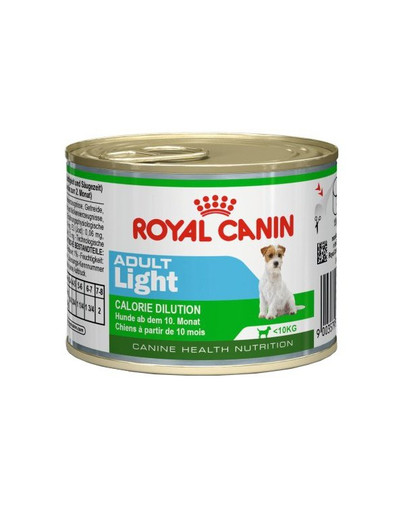 ROYAL CANIN Mini adult light konzerva pre psov 195g 